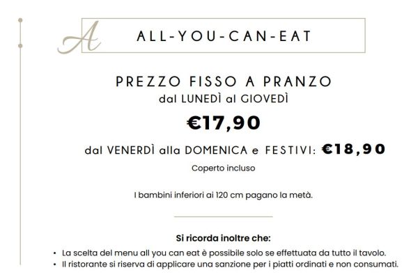 menu pranzo